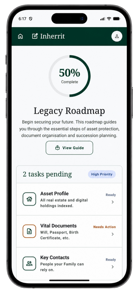 estate and legacy planning appp